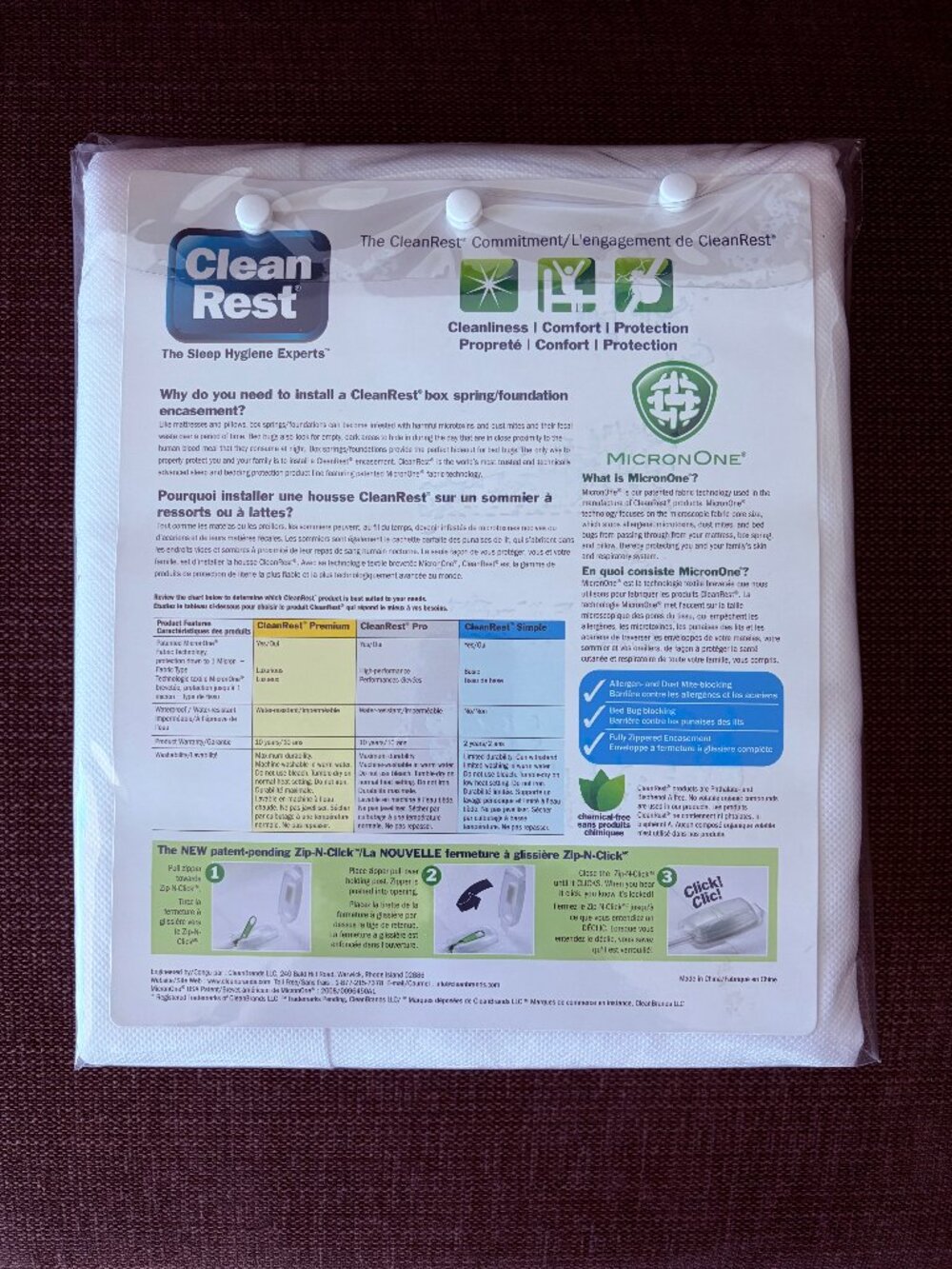 CleanRest Box Spring Encasement - Picture 2 of 2